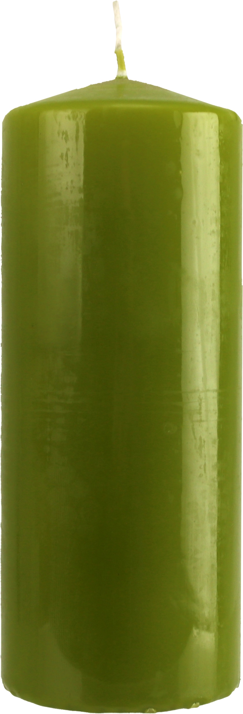 WIEDEMANN Stumpenkerze grün, 200x80 mm