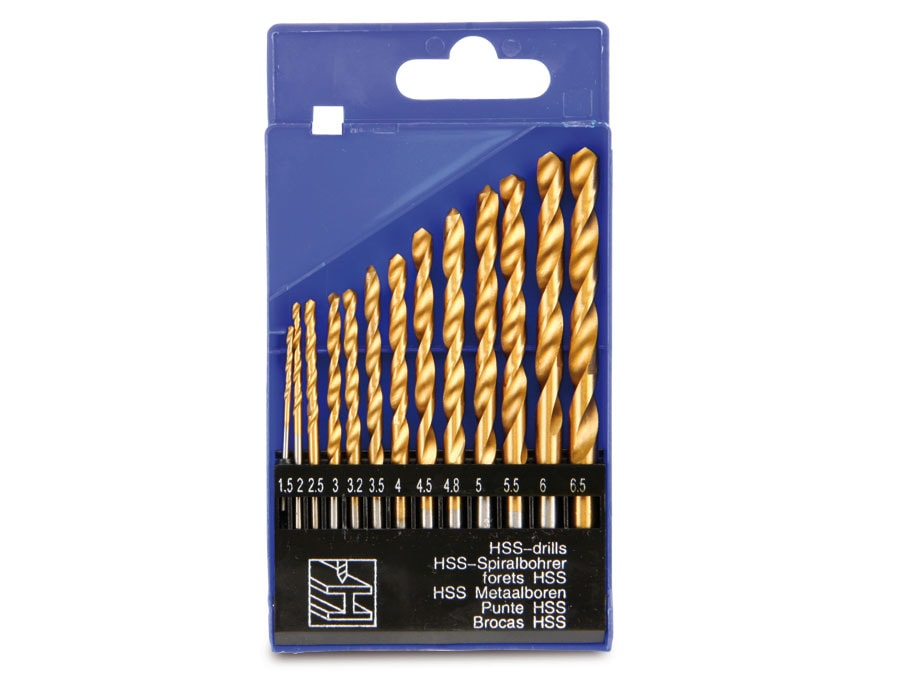 Image of BGS TECHNIC Spiralbohrer-Satz, 1,5...6,5 mm, 13-teilig