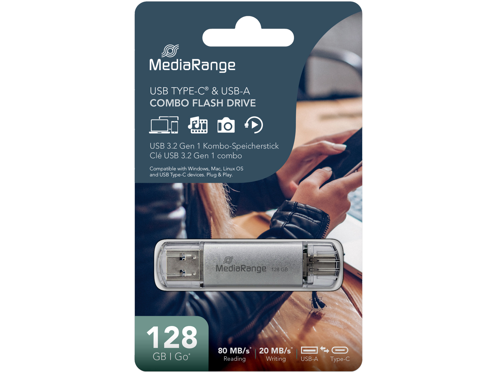MediaRange USB 3.0 Kombo - USB StickNeuware - Bild 4