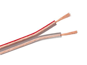 PURELINK Lautsprecherkabel, 2x1,5 mm², 10m, transparent, CCA