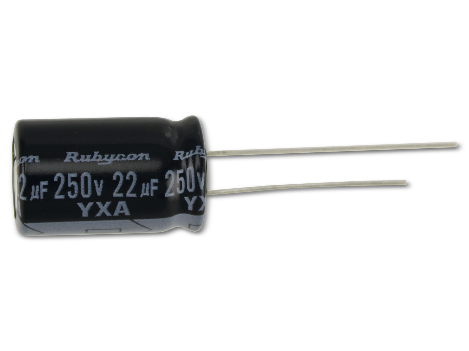 RUBYCON Elko 22µF, 250V, radial, RM 5mm, YXA