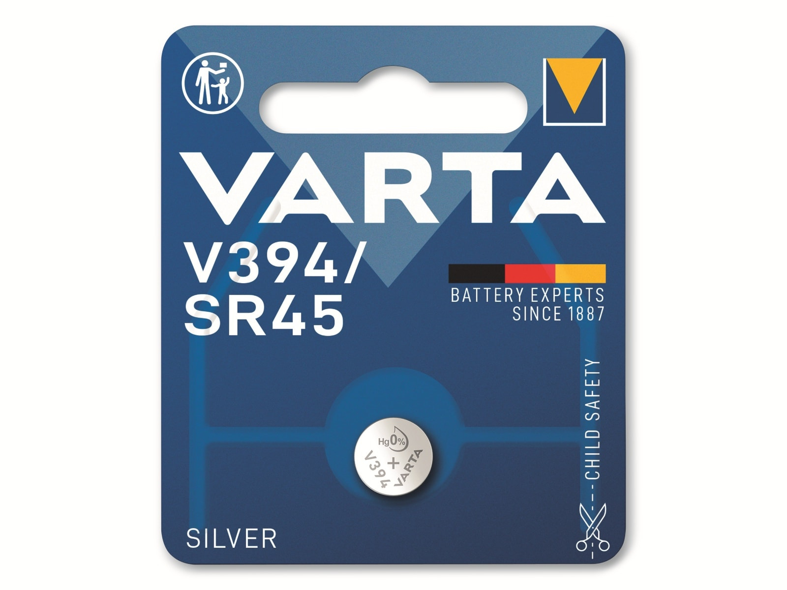 Renata Knopfzelle 394 – Silberoxidbatterie 1,55V, 2 Stück, Made In Switzerland Für Uhren Und Kleingeräte