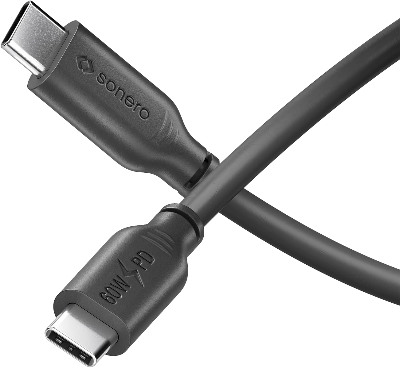 SONERO USB-C Kabel SPC-U200-015 60W PD 1,5m schwarz