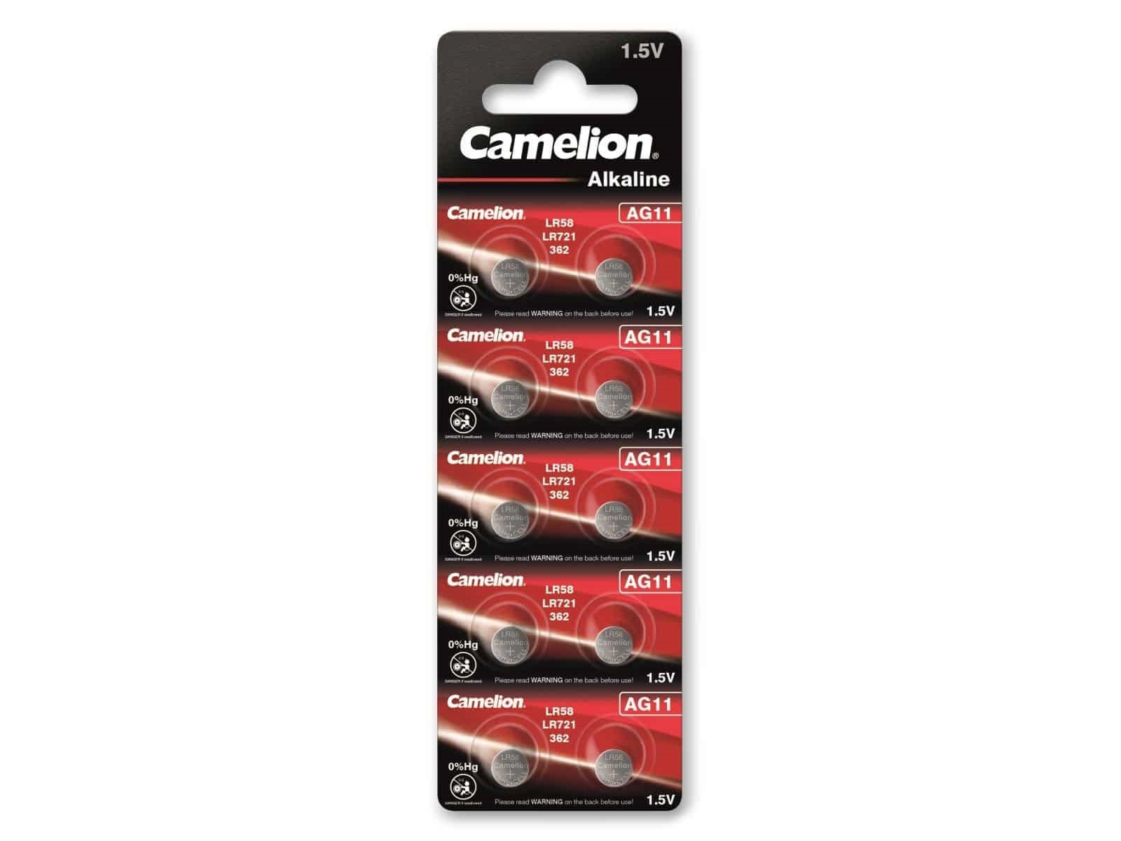 Image of CAMELION Knopfzelle AG11, 10 St.