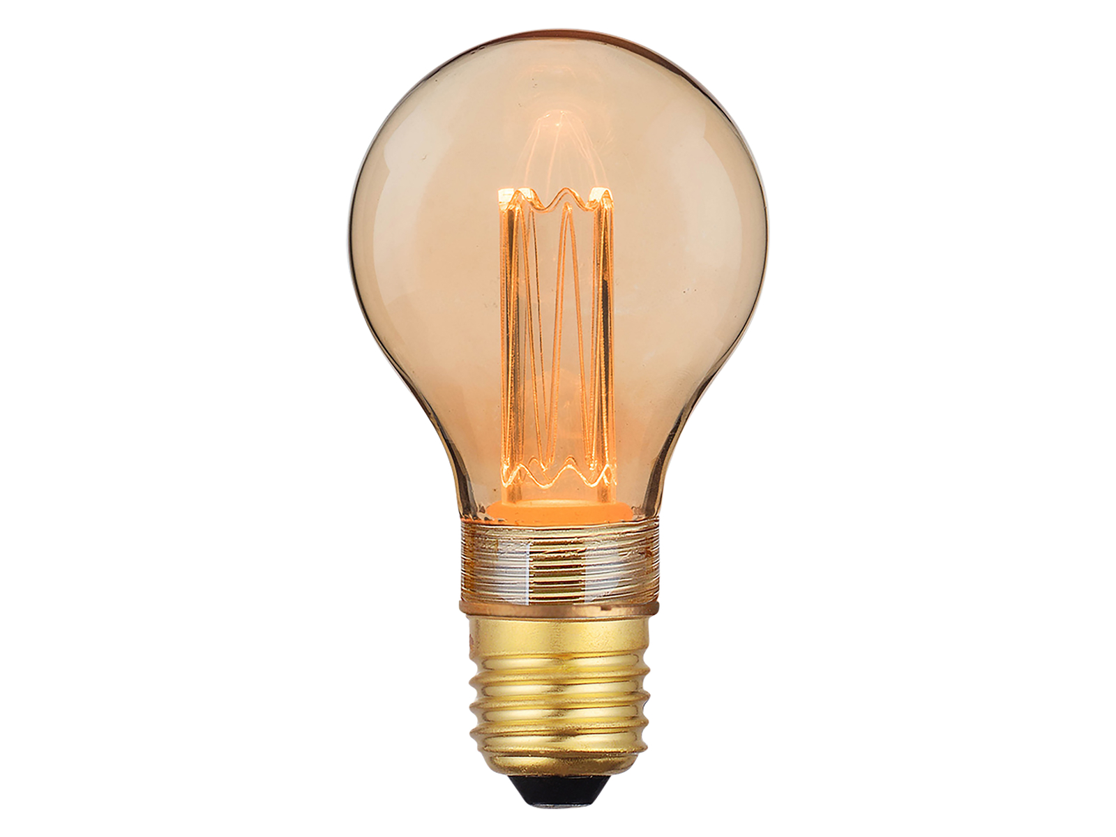 LUXULA LED-Filament-Lampe,, Vintage Bulb, E27, 2,3W, 65lm, 1800K