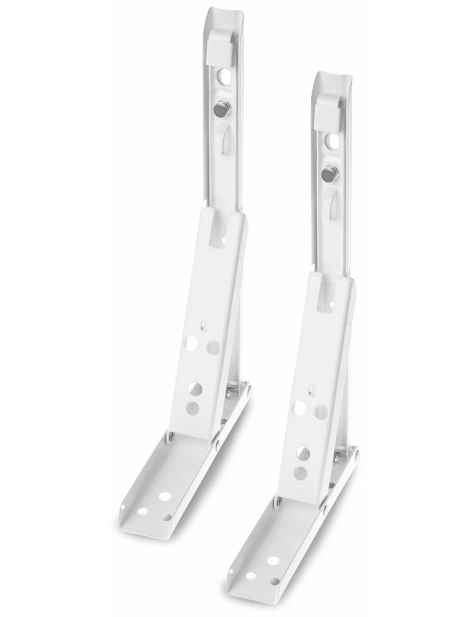 Pollin-choice - Regalwinkel-Set klappbar 245 mm weiß 2 Stück