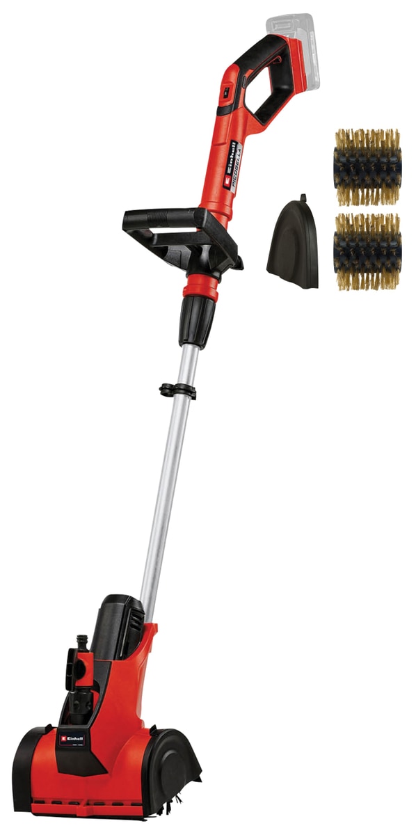 EINHELL Akku-Oberflächenbürste Picobella 18/215 Solo + Ersatzbürste ULTRA (Stein)