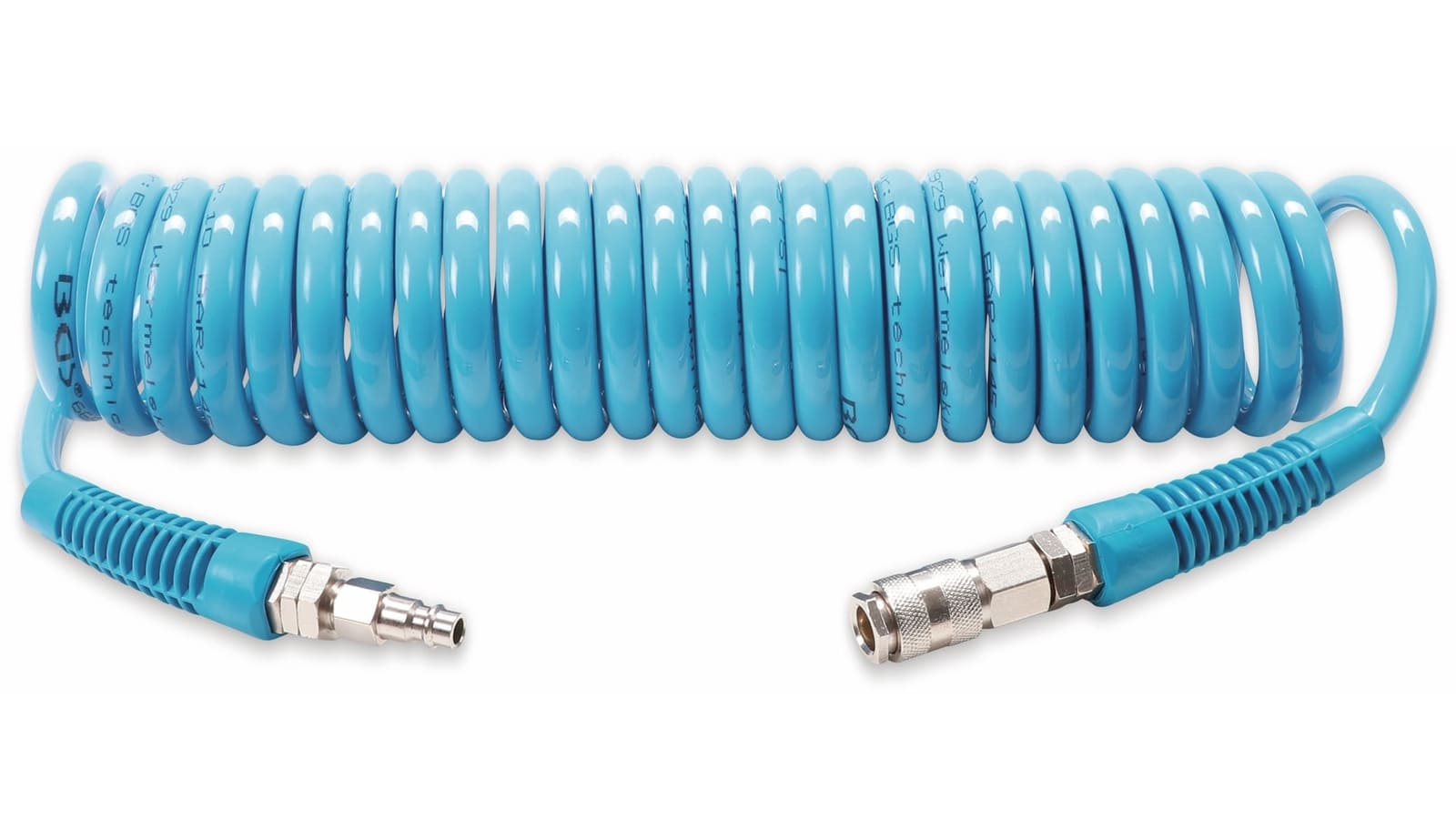 Image of BGS TECHNIC Druckluft-Spiralschlauch 66541, Stecker/Kupplung, 6m