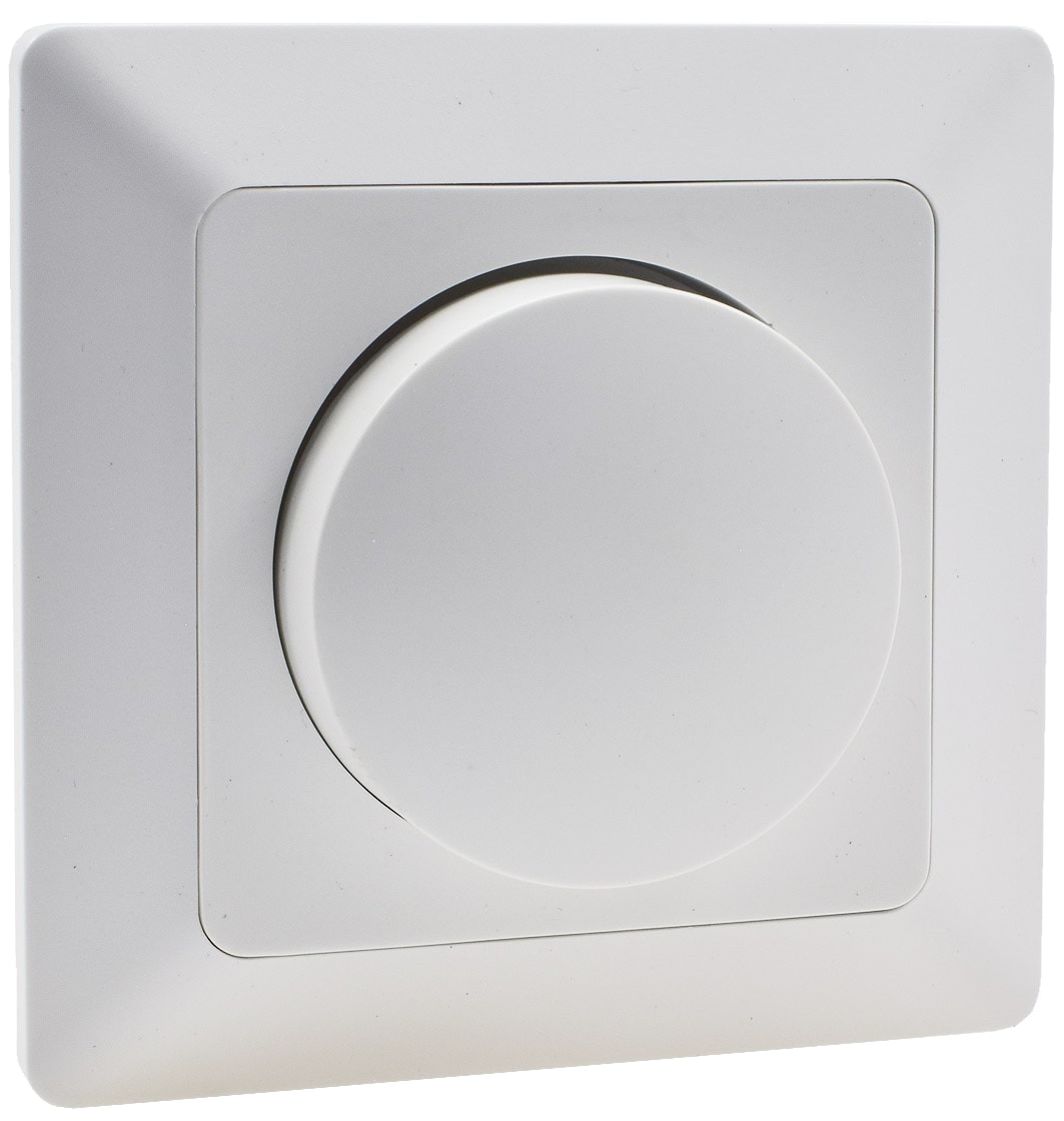 Image of ChiliTec MILOS Dimmer für LED Lampen Weiß Matt mit Rahmen