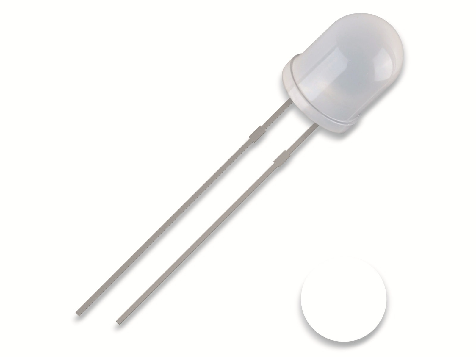 QUADRIOS LED, 5 mm, weiß, 2,54 mm