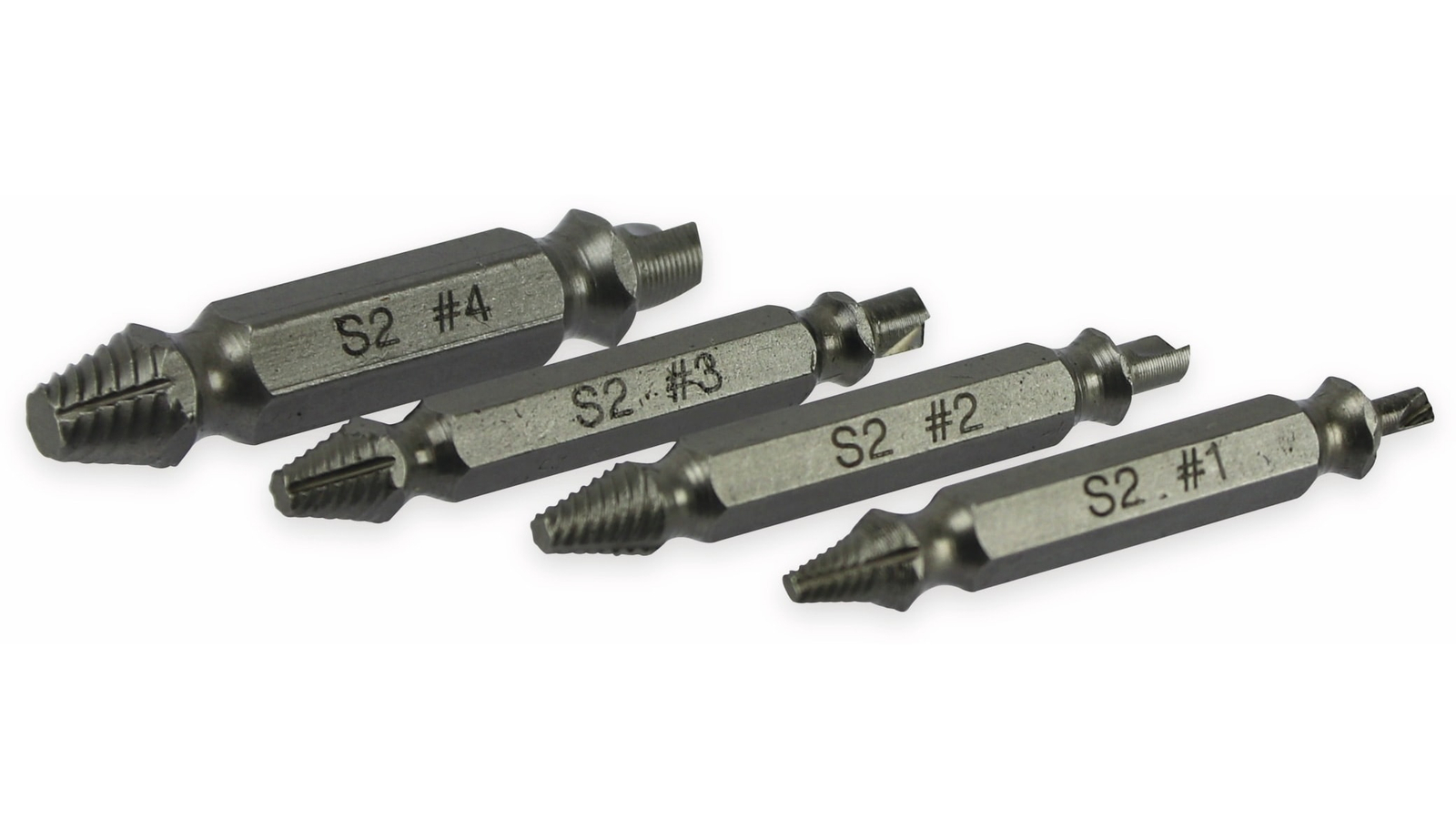 Schraubenausdreher Set 2056 4-teilig 3…12 mm - Masterproof