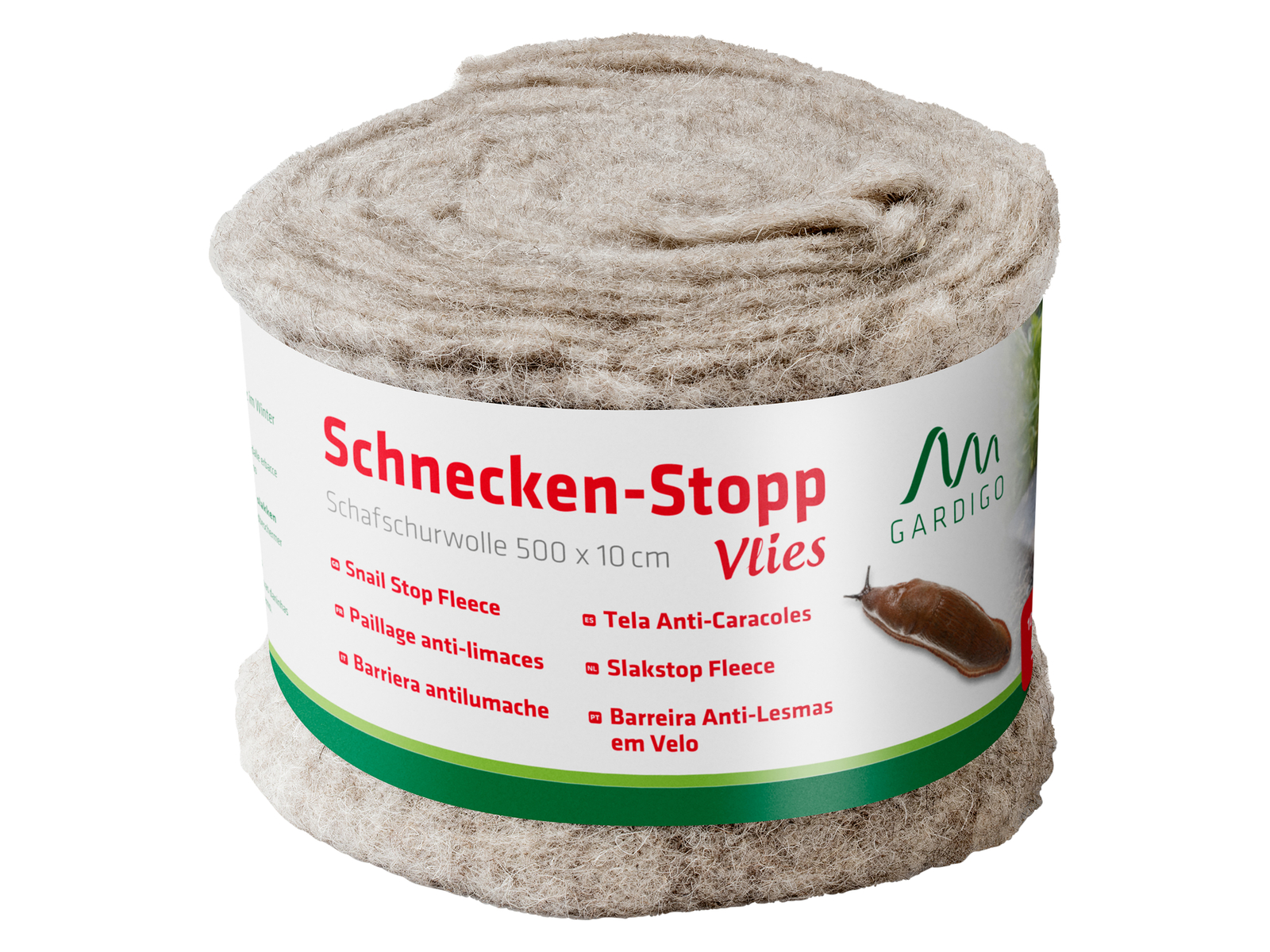 Gardigo Gardigo Schnecken-Stopp-Vlies 500x10 cm