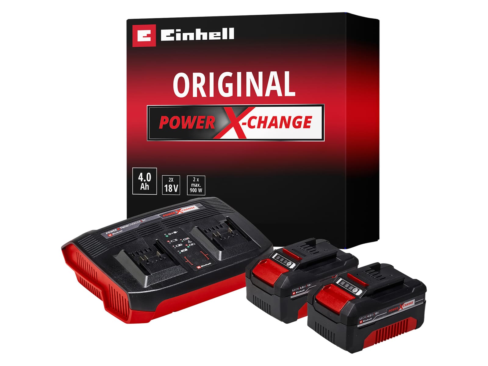 Image of 2x 4,0Ah & Twincharger Kit, Set