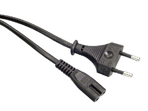 S-IMPULS Euro-Netzkabel, 2 m