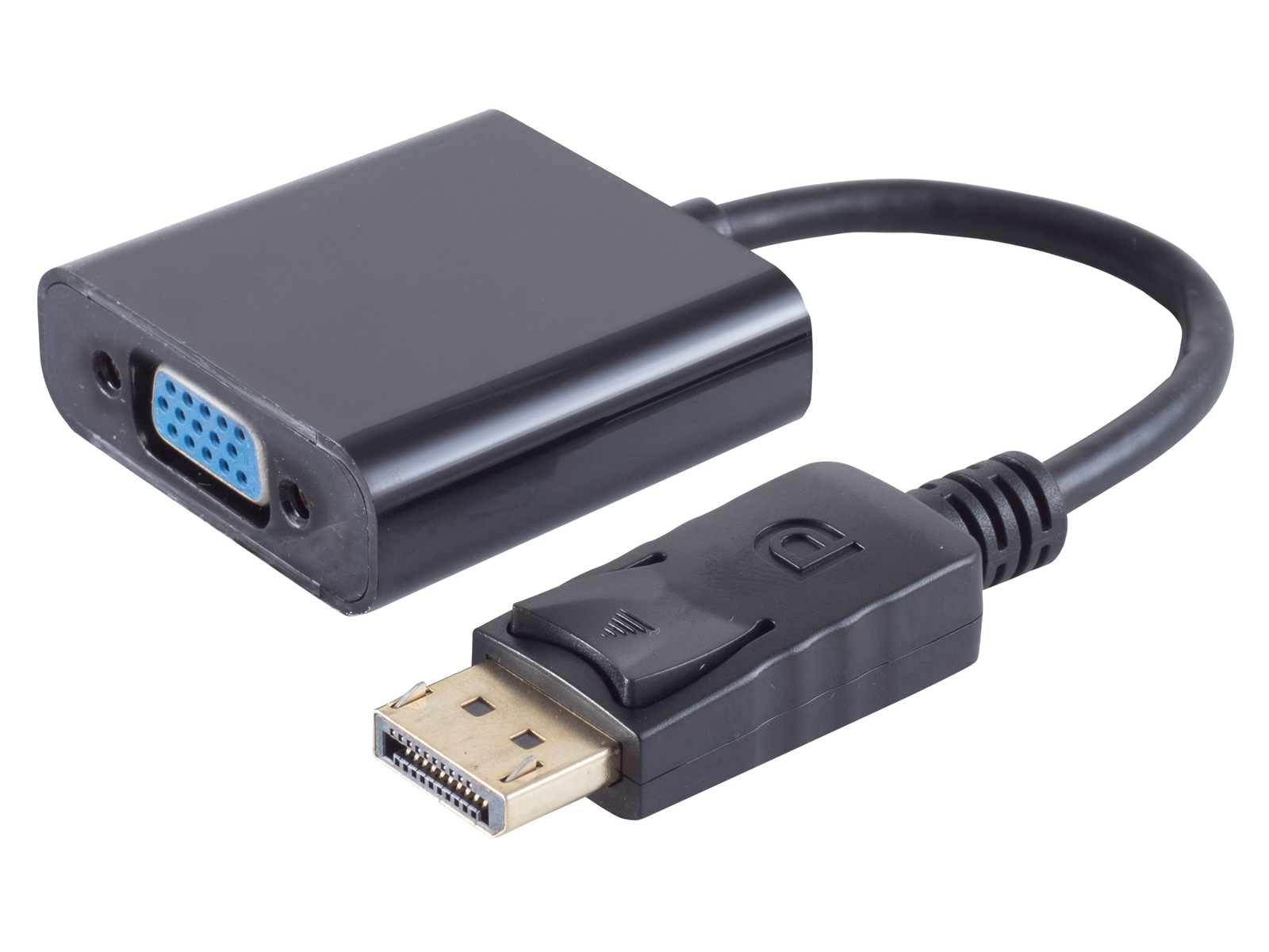 Image of S-IMPULS DisplayPort 1.2 Adapter VGA Buchse schwarz
