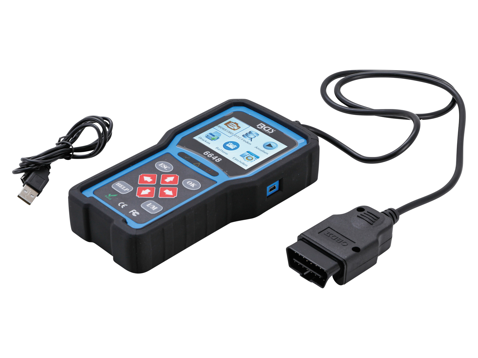 Image of BGS TECHNIC OBD II Fehlerdiagnosegerät, 6648