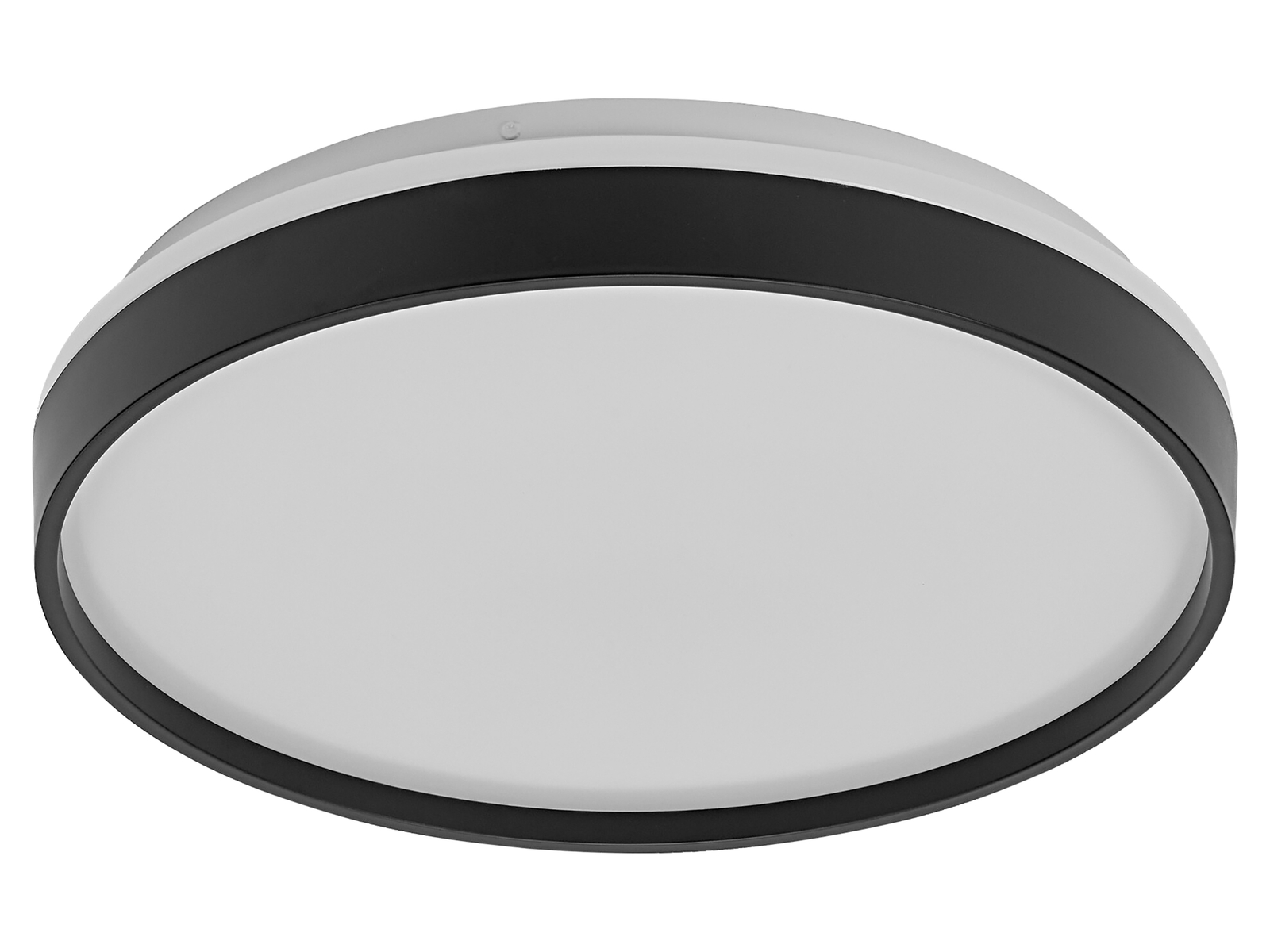OSRAM LED-Deckenleuchte, 24W, 3000K, 1450lm, warmweiß, IP20, schwarz, Ø38,5cm