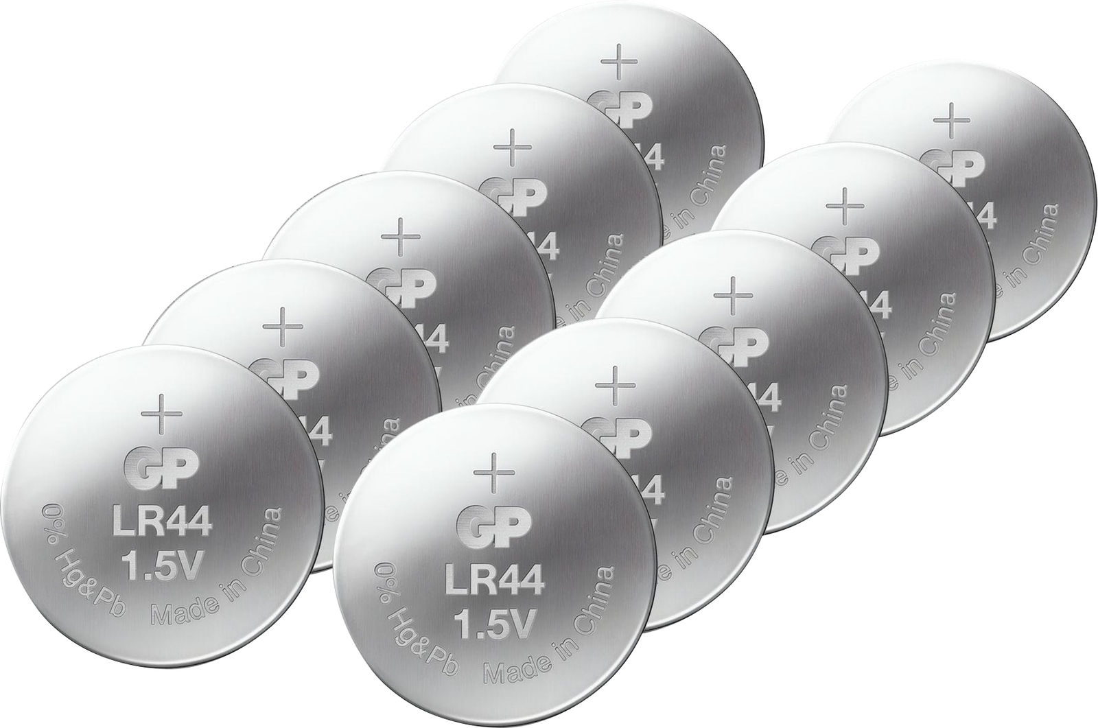 GP Ultra Plus, 76A Alkaline Knopfzelle, 1,5 V, 10 Stück