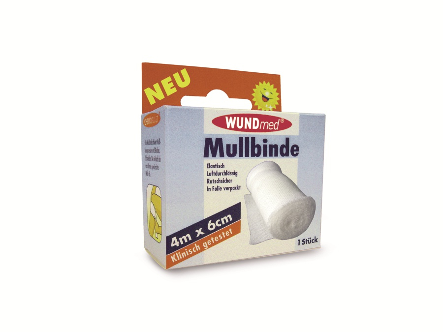 WUNDmed® Mullbinde - Verband – Größe 02 - Weiß - Bild 2