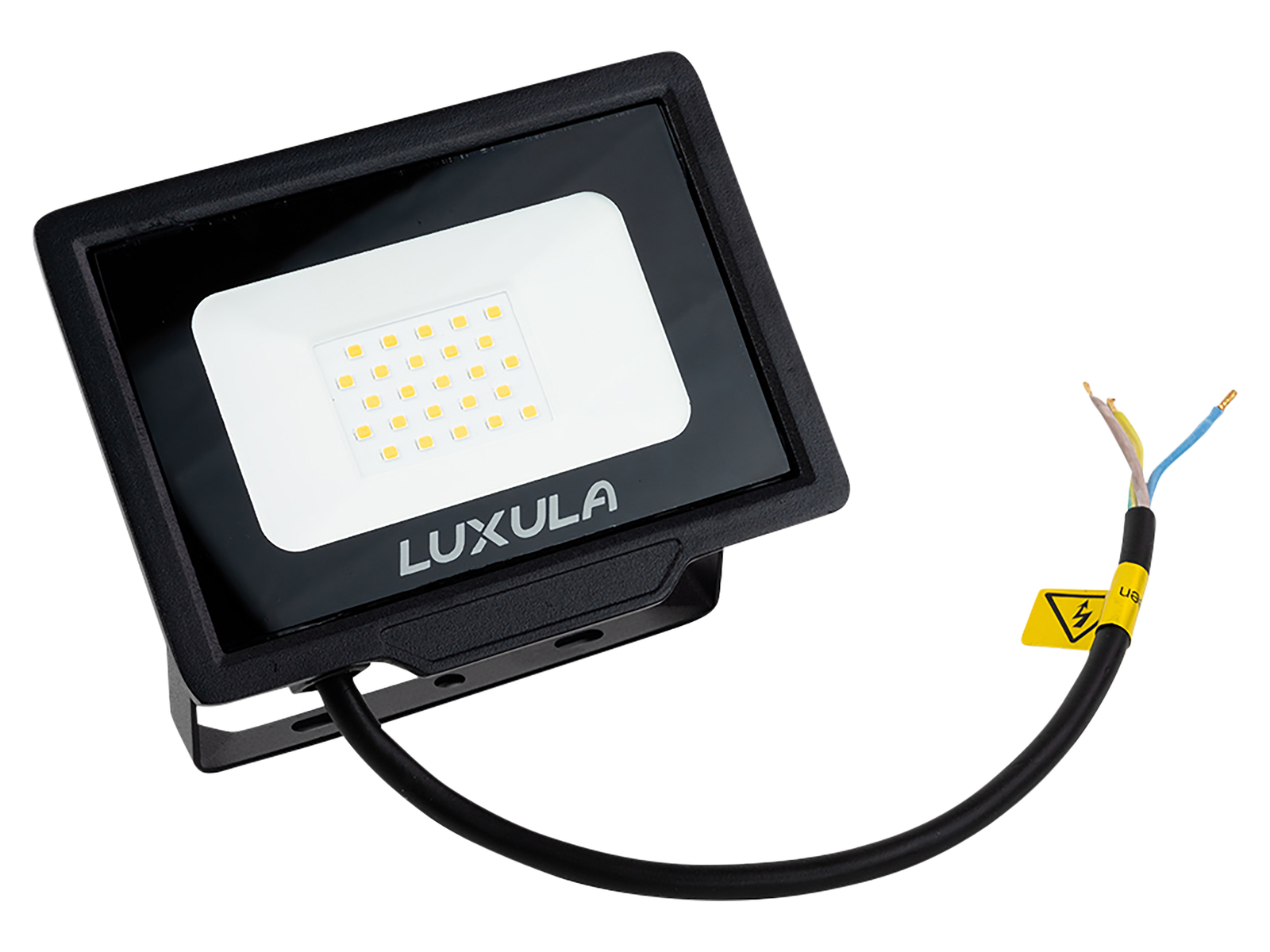 LUXULA LED-Fluter, EEK: F, 20W, 2000lm, 3000K, schwarz