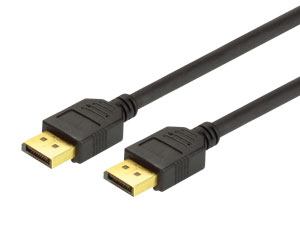 Image of AK DP 135001SC - DisplayPort Kabel, DisplayPort Stecker, 1 m, schwarz
