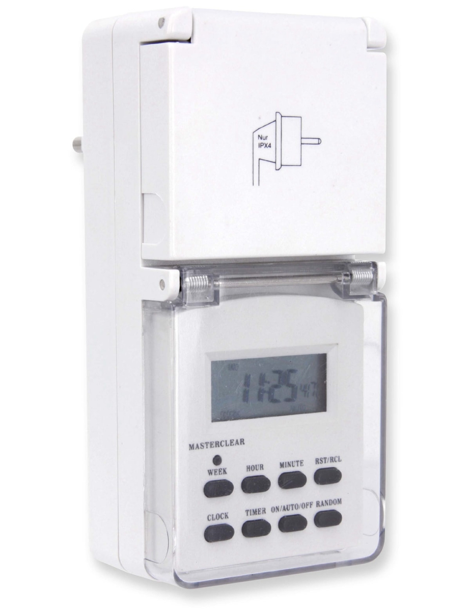 Digitale Tages-/Wochenzeitschaltuhr, IP44
