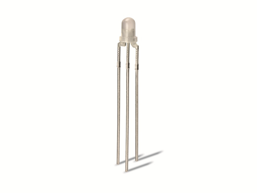 EVERSTAR Duo-LEDs ESL-R3071HBURW019, blau/rot, 10 Stück