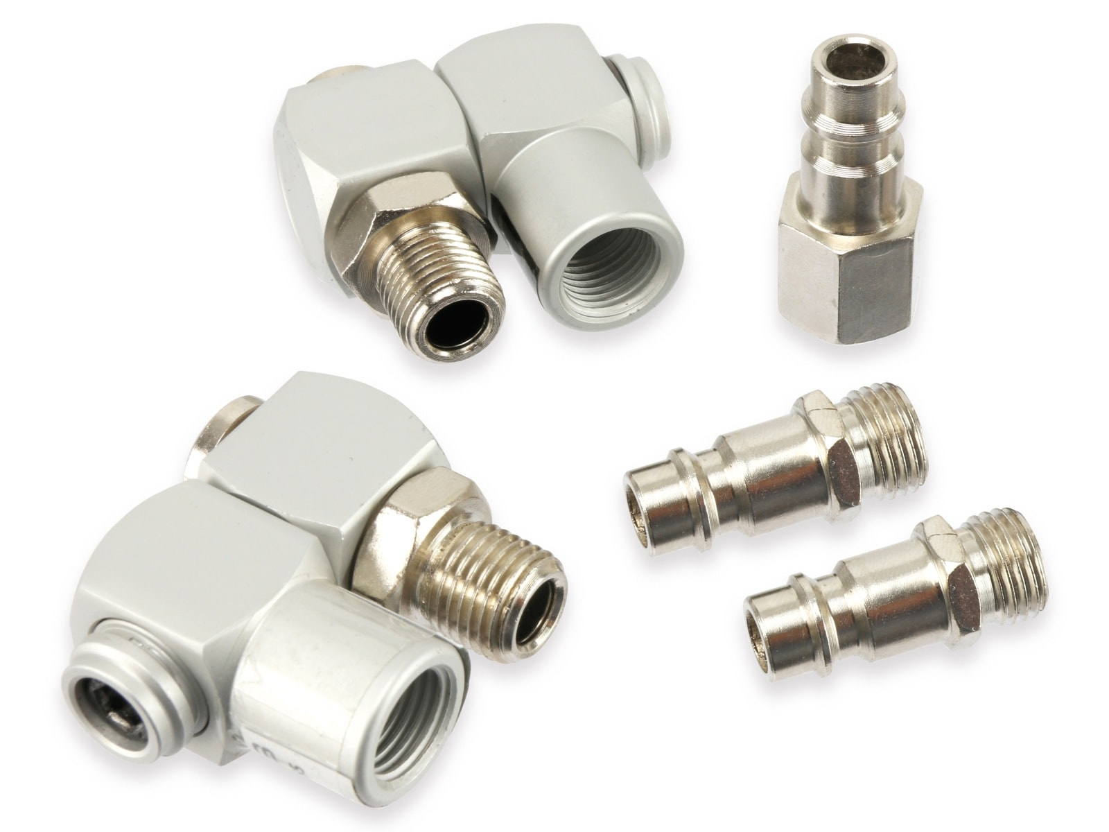 Image of DAYTOOLS Druckluftgelenkanschluss-Set DLAS5, 5 teilig