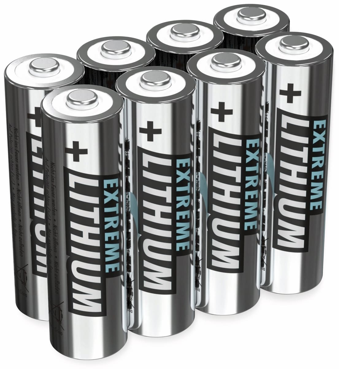 Image of ANS 1512-0012 - Lithium Batterie, AA (Mignon), 3000 mAh, 8er-Pack