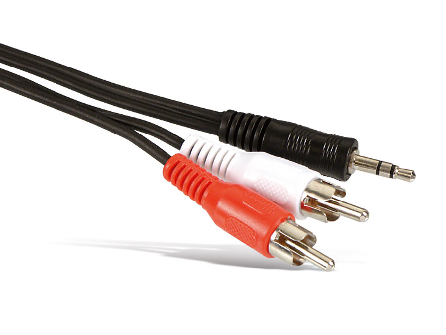S-IMPULS Audio-Adapterkabel Klinke auf Cinch 10 m