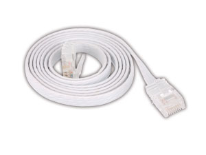S-IMPULS CAT.6 Patchkabel, slim, 10 m, weiß