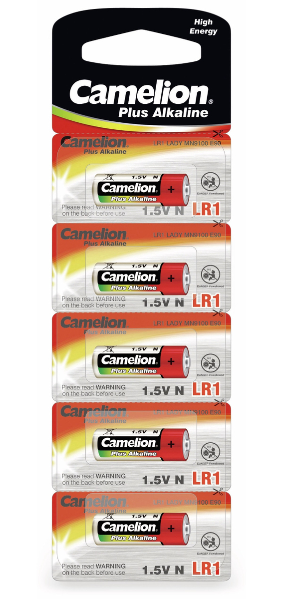 Image of CAMELION Lady Batterie, Plus Alkaline, 5 Stück