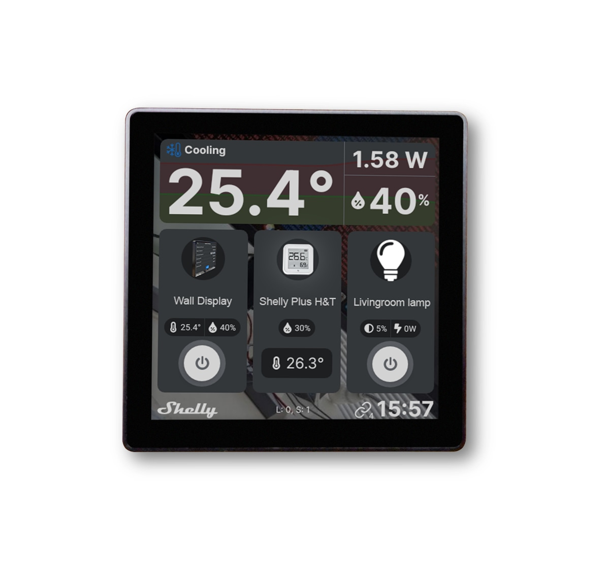 SHELLY Energiezähler Pro 3EM-3CT63, Wlan, BT, LAN