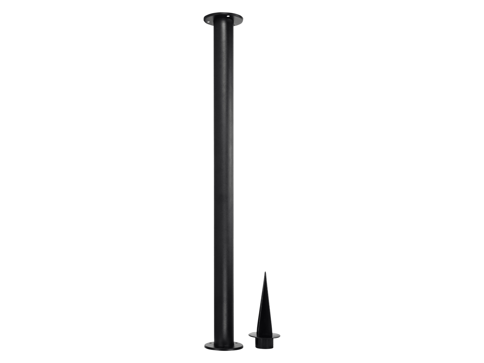 Image of BRENDZ M&M Erdspieß Floor Mount Black, 79 cm, schwarz