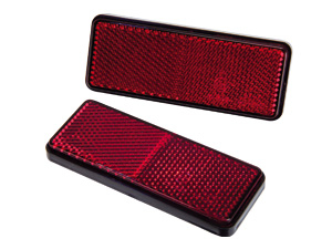 ANHGR 36505 - Anhänger - Reflektor, eckig, rot, 2er-Set
