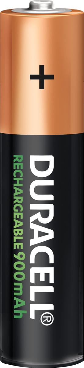 Image of DURACELL NiMH-Micro-Akku HR03, 1.2V/900mAh, rechargeable, 4 Stück