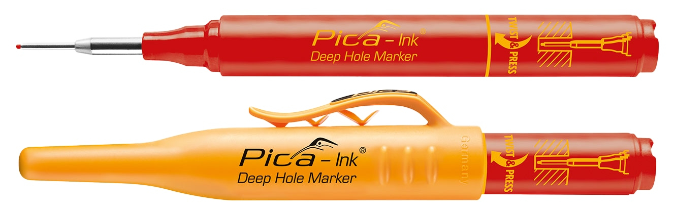 Pica Rot Ink Tieflochmarker 150/40/Sb,