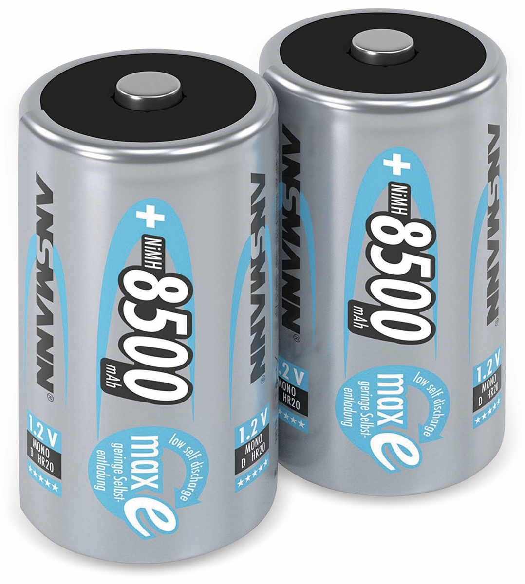 Image of ANS MAXE 2XMONO - maxE, NiMh Akku, D (Mono), 8500 mAh, 2er-Pack