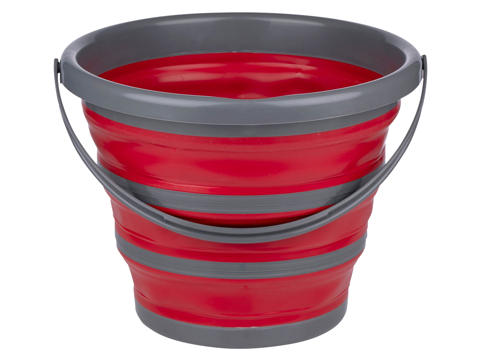 Faltbarer Eimer - 10 Liter - 32 x 255  55 CM - rot