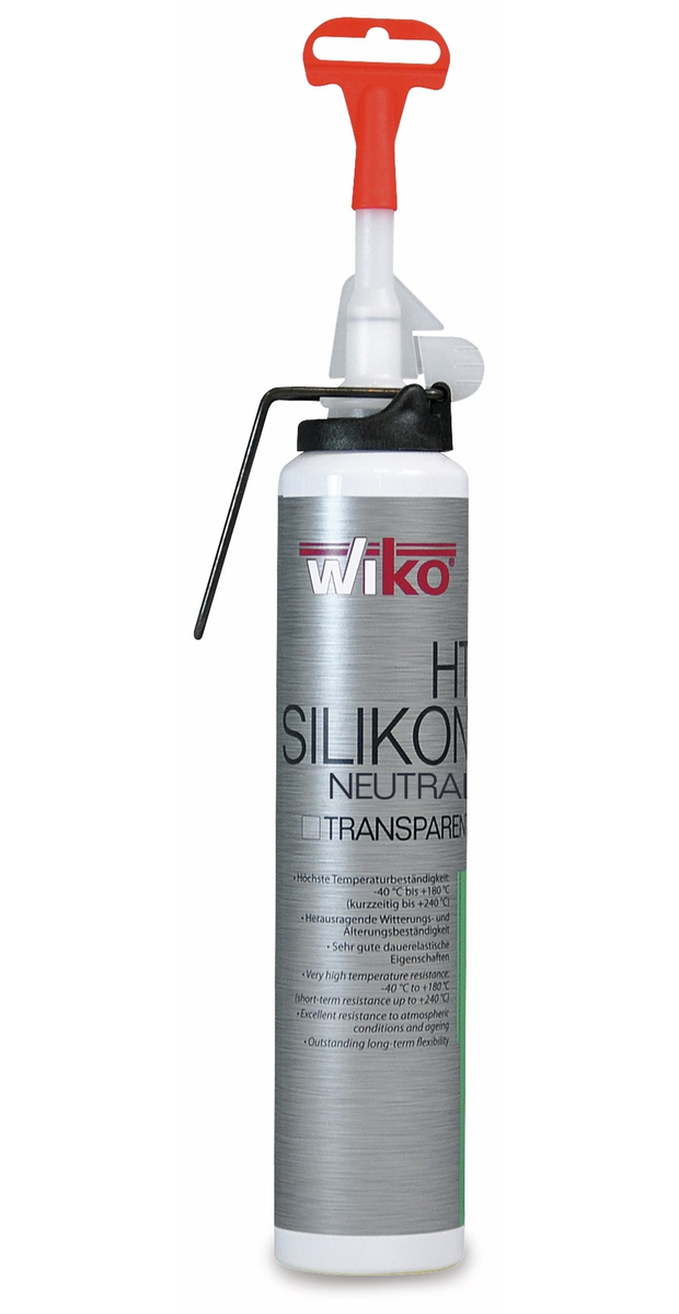 WIKO Silikon-Dichtmasse TRANS-SIL, Automatikkartusche 200 ml