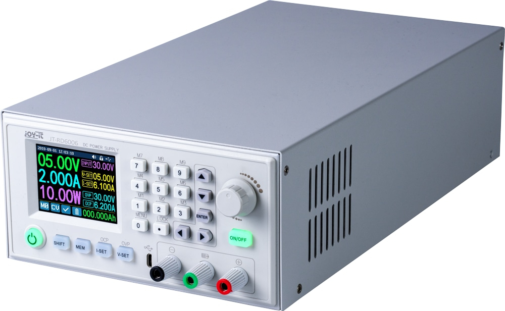 Joy-it JT-RD6006-C Labornetzgerät einstellbar 0 - 60 V 0 - 6 A 360 W fernsteuerbar programmierbar Anzahl Ausgänge 2 x