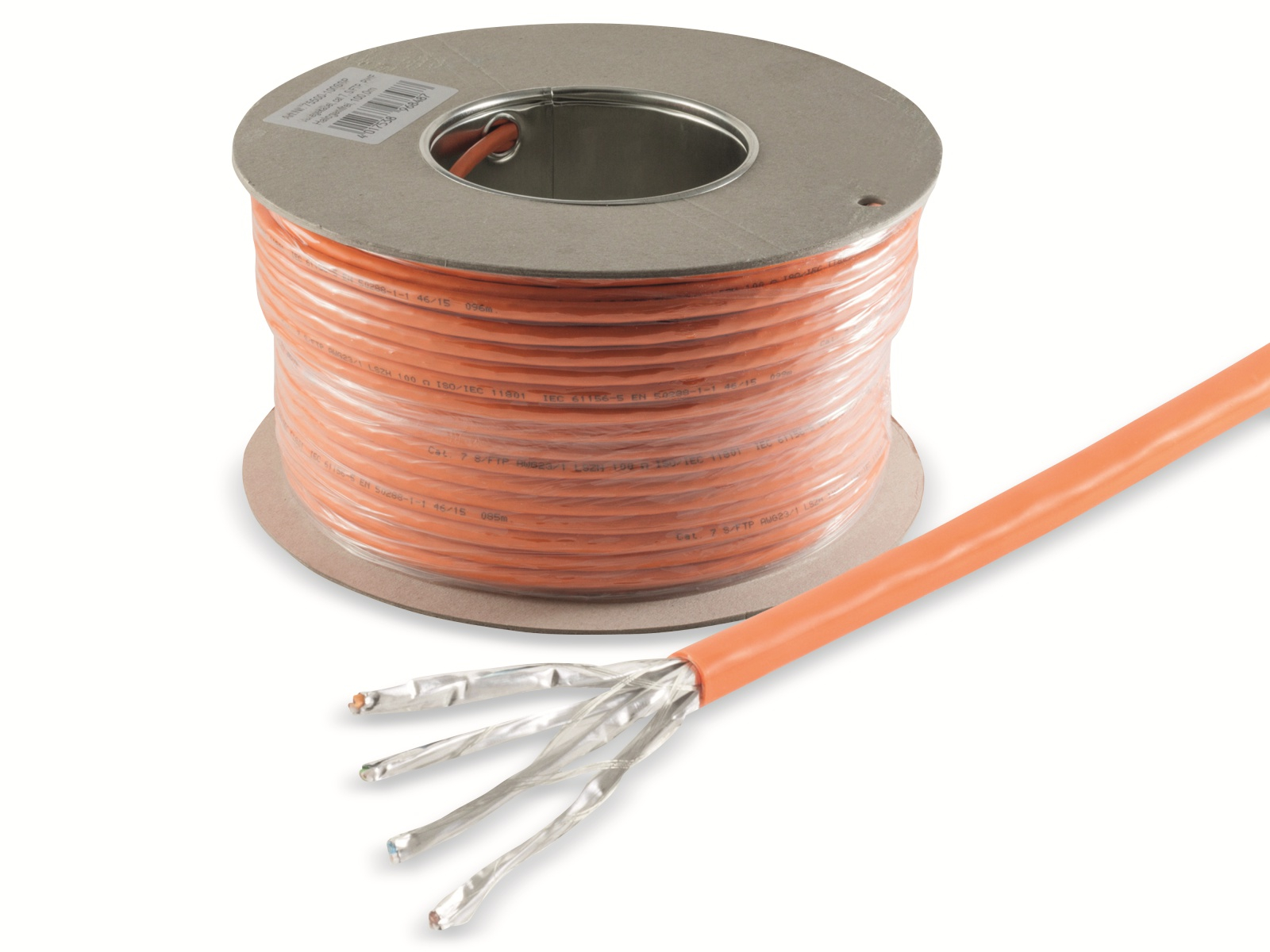 Smart-multimedia - CAT7 Verlegekabel BasicPro 25 m orange