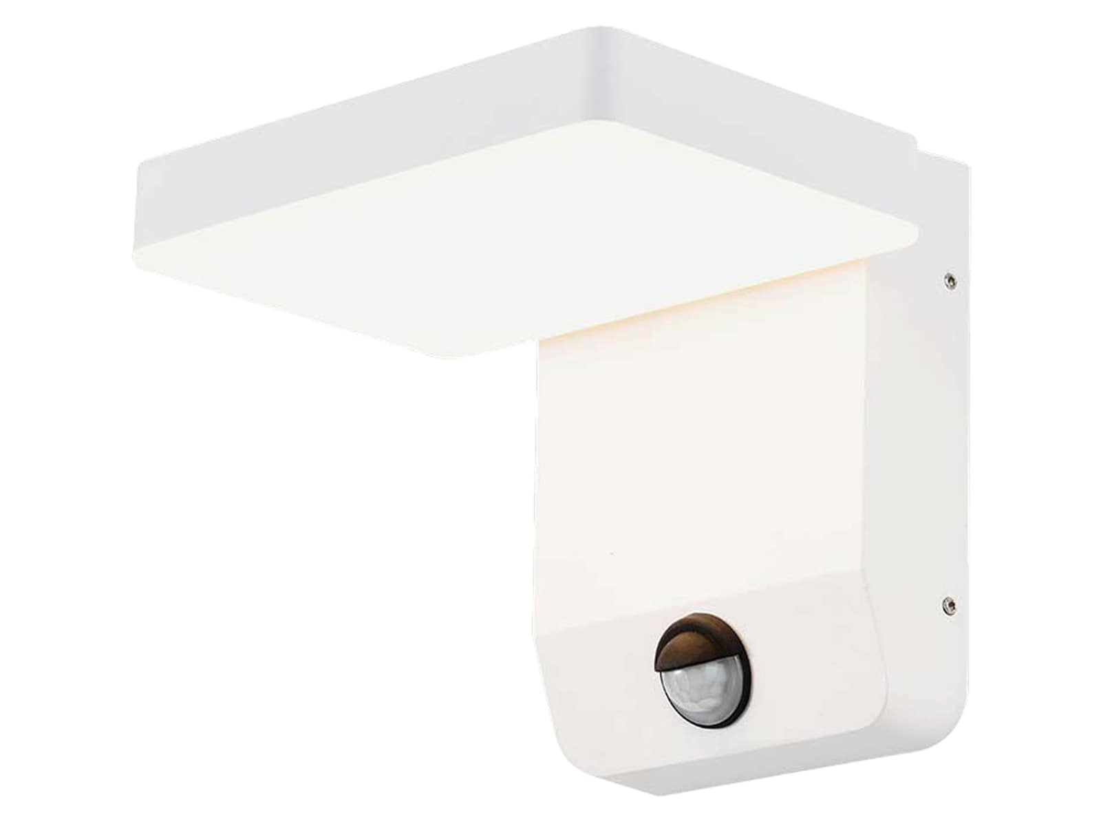 VT-11020S LED-Strahler mit Sensor - 17W - 2540Lm - 3000K - Weiß - IP65 - Quadratisch - V-tac