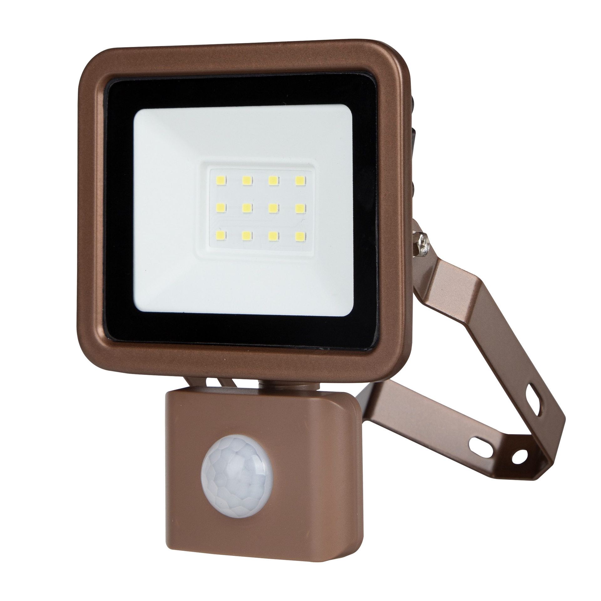 REV LED-Fluter Eco+, mit Bewegungssensor, 10W, 6500K, 800lm, kaltweiß ...