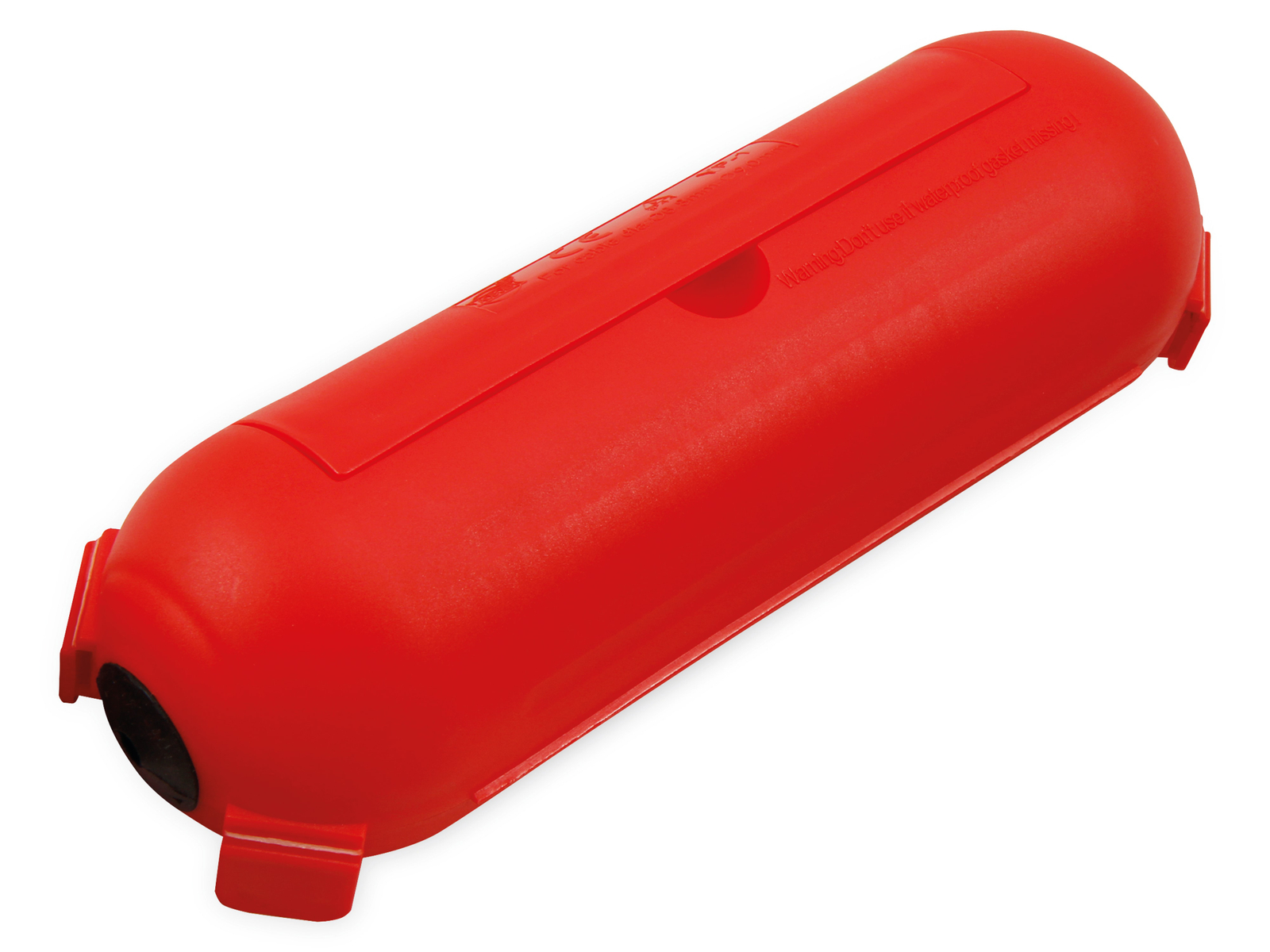 MCPOWER Sicherheits-Schutzbox für Kabel, IP44, rot
