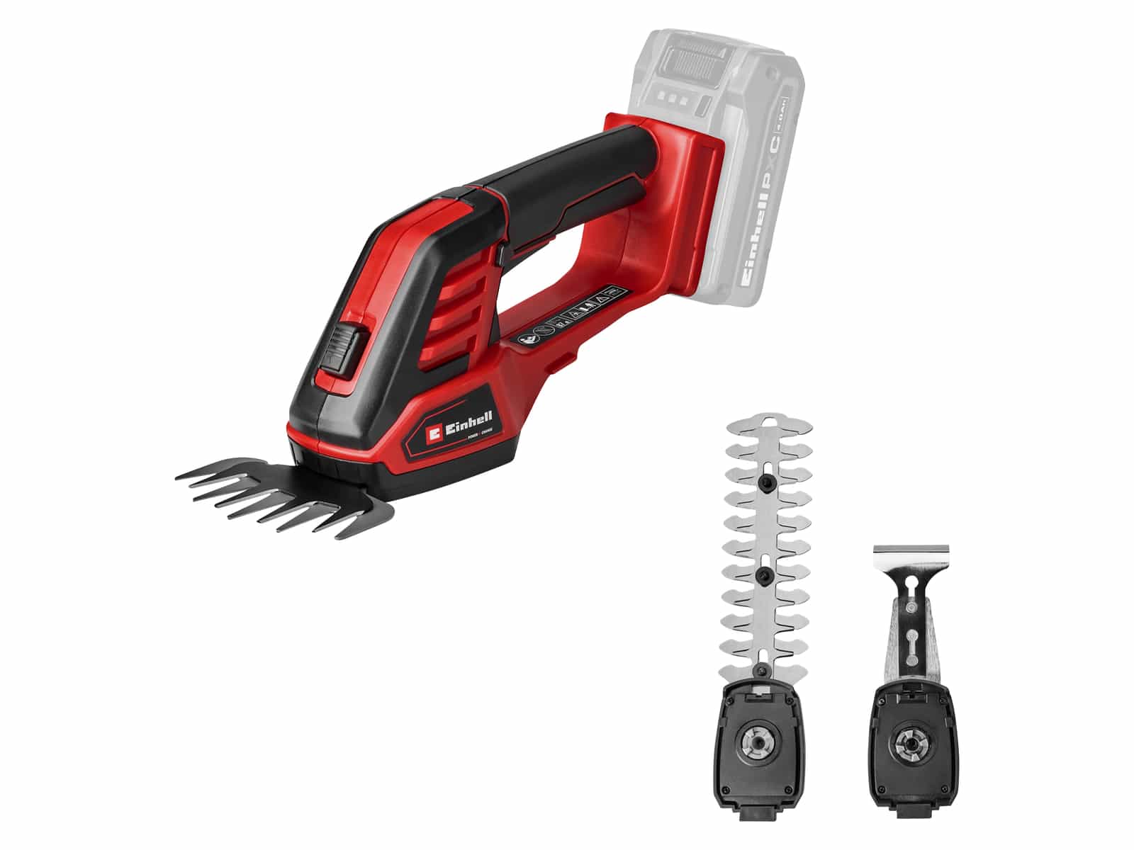 EINHELL Akku-Gras-&-Strauchschere GE-CG, 18/100 Li 3in1, Solo
