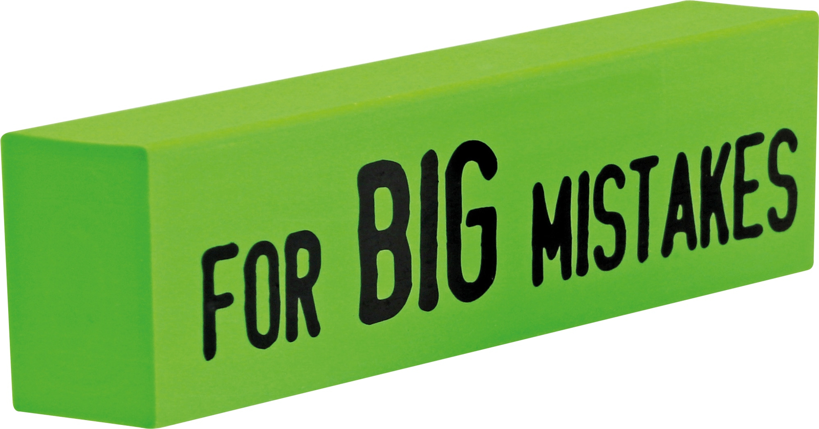 XXL Radiergummi "For BIG mistakes"