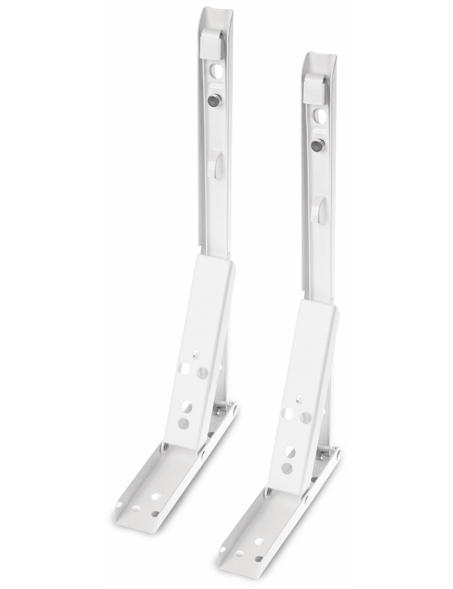 Pollin-choice - Regalwinkel-Set klappbar 295 mm weiß 2 Stück
