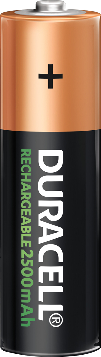 Image of DURACELL NiMH-Mignon-Akku HR06, 1.2V/2500mAh, rechargeable, 2 Stück