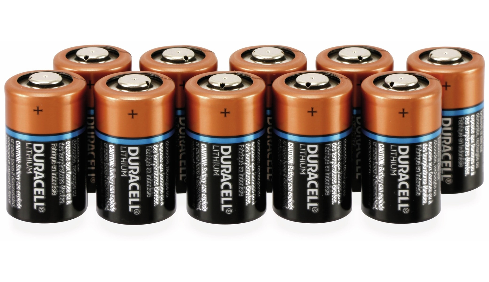 Image of DURACELL Lithium-Fotobatterie, Lithium, CR2, 3V, 10 Stück